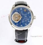 New! Swiss Replica IWC Portugieser Constant Force Tourbillon Watch Blue Dial